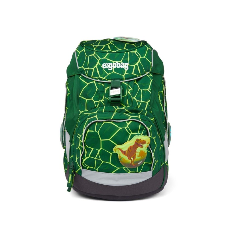 Ergobag Skoletaskesæt Pack BearRex Grøn mønster 2