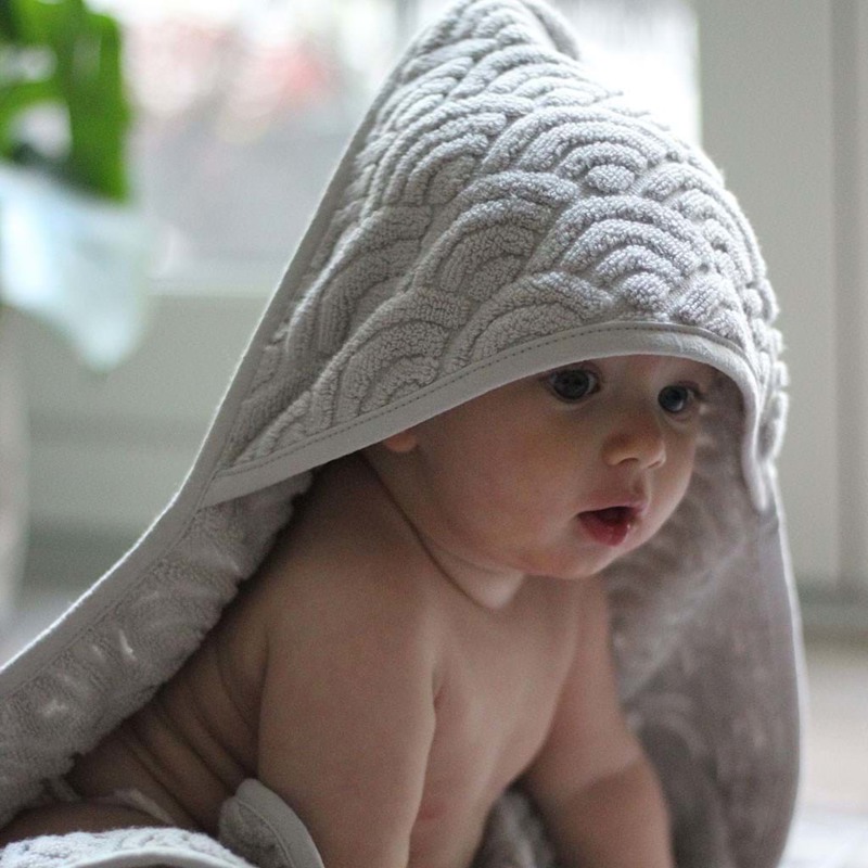 Cam Cam Copenhagen Baby Håndklæde Grå 4