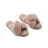 NATURES Collection Slippers Cross Brun 1