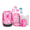 Ergobag Skoletaskesæt Pinky Edition Pink/hvid 1