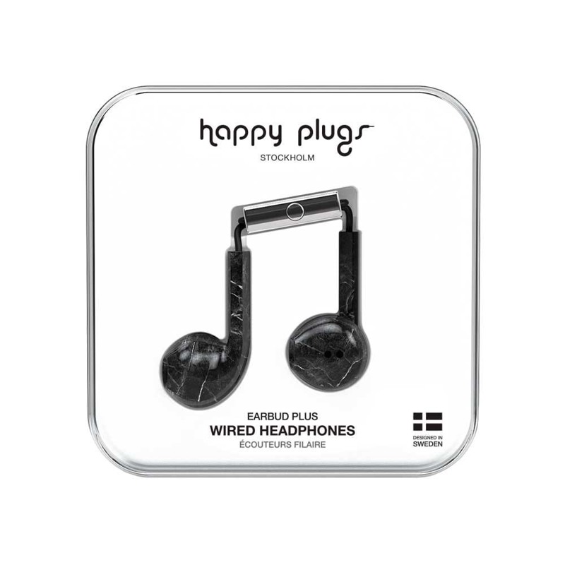  Høretelefoner Earbud Plus Sort m/mønster 1