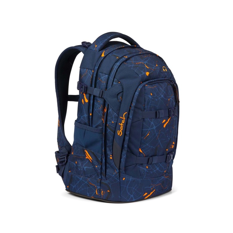 Satch Skoletaske Pack Blå/orange 2