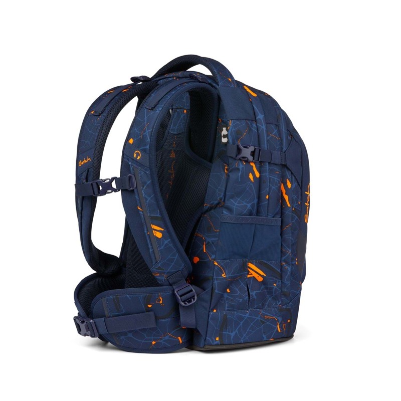 Satch Skoletaske Pack Blå/orange 4