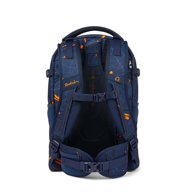 Satch Skoletaske Pack Blå/orange 5