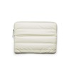 Rains Computer sleeve quilted Creme 1