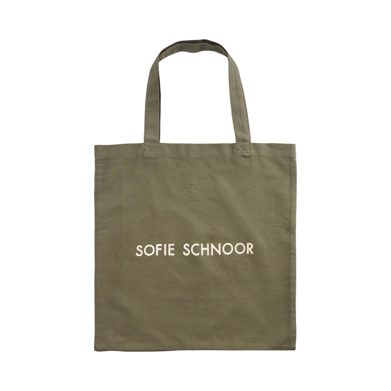 Sofie Schnoor Girls Shopper Tote Filippa Army Grøn 1